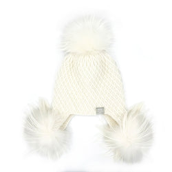 3 Poms hat