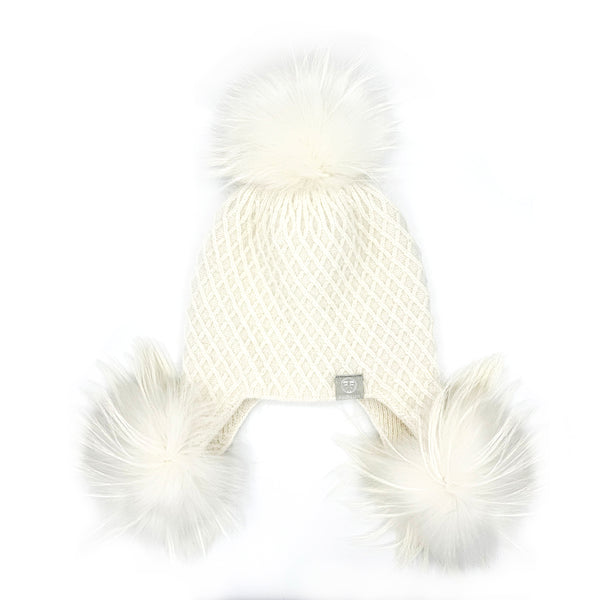 3 Poms hat