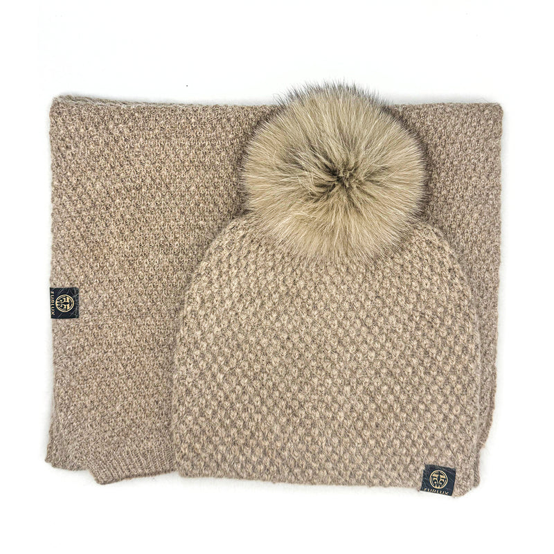 Ensemble chapeau foulard C2448